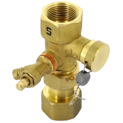 Вентиль отсечной 3/4"ВР/ВР Uni-Fitt пломбируемый для расширительных баков