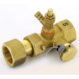 Вентиль отсечной 3/4"ВР/ВР Uni-Fitt пломбируемый для расширительных баков