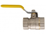 Кран газовый 1 1/4"ВР/ВР СТМ ГАЗ CGFFH полнопроходной, рукоятка стальная желтая