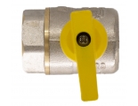 Кран газовый 1/2"ВР/ВР СТМ ГАЗ CGLFFB угловой полнопроходной, флажок желтый