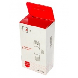 Кран вентильный угловой 1/2"НР х 3/4"НР Solone DF-1043 для сантехнических приборов