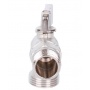 Кран шаровой угловой 1/2"НР х 3/4"НР Stout для бытовой техники