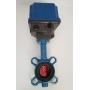 Затвор поворотный дисковый DN50 PN16 Tecofi VPI4448 с электроприводом PSR-E50 Automation 230VAC
