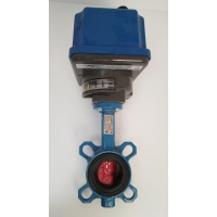 Затвор поворотный дисковый DN50 PN16 Tecofi VPI4448 с электроприводом PSR-E50 Automation 230VAC