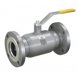 Кран шаровой фланцевый LD Ду 40/40, PN40, полнопроходной, сталь 20, рукоятка