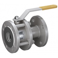 Кран шаровой фланцевый LD Ду 65, PN16, разборный, полнопроходной, сталь 20, рукоятка