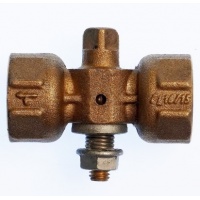 Кран трёхходовой для манометра Ру16 Ду15 G1/2xM20x1,5 11б18бк(у)1 без рукоятки