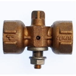 Кран трёхходовой для манометра Ру16 Ду15 G1/2xM20x1,5 11б18бк(у)1 без рукоятки