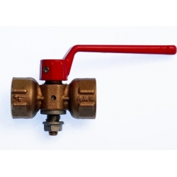 Кран трёхходовой для манометра 11б18бк(у)1 Ру16 Ду15 G1/2xM20x1,5 с рукояткой