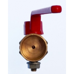 Кран трёхходовой для манометра 11б18бк(у)1 Ру16 Ду15 G1/2xM20x1,5 с рукояткой