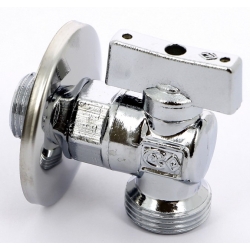 Кран шаровой угловой 1/2"НР х 3/4"НР Bugatti Miami для бытовой техники