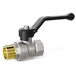 Кран шаровой 1 1/2"ВР/НР LD Pride рычаг черный