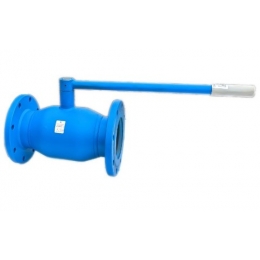 Кран шаровой фланцевый PR Ду 125/100 PN16, 350мм, стандартнопроходной, рукоятка
