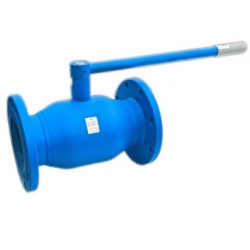 Кран шаровой фланцевый PR Ду 125/100 PN16, 350мм, стандартнопроходной, рукоятка