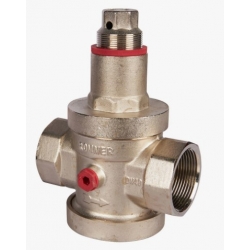 Редуктор давления поршневой под манометр 1 1/2"вр Rommer PN25, 1-5.5 бар