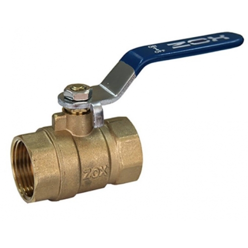 Кран шаровой 2"ВР/ВР ZOX рукоятка синяя купить в интернет магазине Санрай73