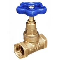 Вентиль 1/2"ВР БАЗ запорный, латунный