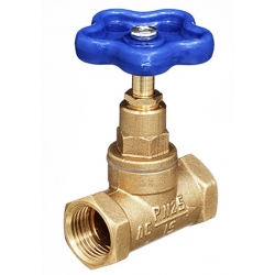 Вентиль 1/2"ВР БАЗ запорный, латунный