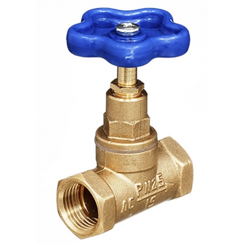 Вентиль 1/2"ВР БАЗ запорный, латунный купить в интернет магазине Санрай73