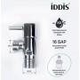 Кран шаровой угловой 1/2"НР/НР Iddis Optima Home, ручка, для подключения сантехприборов