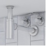 Кран шаровой угловой 1/2"НР/НР Iddis Optima Home, ручка, для подключения сантехприборов