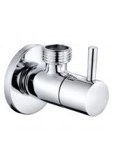 Кран угловой 1/2"НР х 3/4"НР Iddis Optima Home, ручка, для подключения сантехприборов