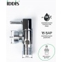 Кран угловой 1/2"НР х 3/4"НР Iddis Optima Home, ручка, для подключения сантехприборов