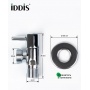 Кран угловой 1/2"НР х 3/4"НР Iddis Optima Home, ручка, для подключения сантехприборов