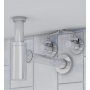 Кран угловой 1/2"НР х 3/4"НР Iddis Optima Home, ручка, для подключения сантехприборов