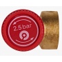 Клапан предохранительный 2,5bar 1/2"вр х 3/4"вр Rommer для систем отопления