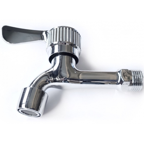 Кран водоразборный 1/2" с аэратором СТК/Santrek Aqua-1004 хром купить в интернет магазине Санрай73