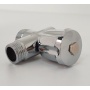Вентиль трехпроходной 1/2"ВР х 3/4"НР х 1/2"НР  GERMANY