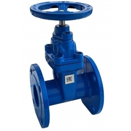 Задвижка чугунная DN200 PN10 30ч39р EPDM до 120 °C, с обрезиненным клином