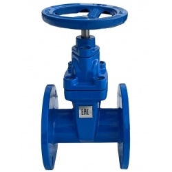 Задвижка чугунная DN200 PN10 30ч39р EPDM до 120 °C, с обрезиненным клином