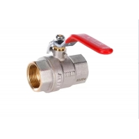 Кран шаровой 2"ВР/ВР Vieir полнопроходной, рукоятка стальная красная