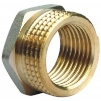 Футорка 2"нр х 1 1/2"вр  латунная