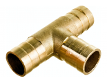 Тройник 16мм х 16мм х 16мм соединительный латунный