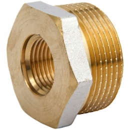 Футорка 1 1/2"нр х 1 1/4"вр латунная