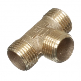 Тройник 1/2"нр латунный