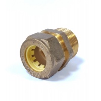 Соединение 15мм х 3/4"нр Hydrosta для нержавеющей гофротрубы