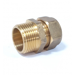 Соединение 15мм х 3/4"нр Hydrosta для нержавеющей гофротрубы