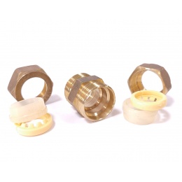 Соединение 15мм х 15мм Hydrosta для нержавеющей гофротрубы