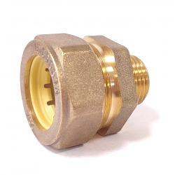 Соединение 20мм х 1/2"нр Hydrosta для нержавеющей гофротрубы