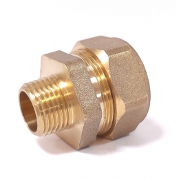 Соединение 20мм х 1/2"нр Hydrosta для нержавеющей гофротрубы