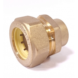 Соединение 20мм х 1/2"вр Hydrosta для нержавеющей гофротрубы