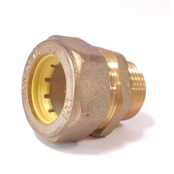 Соединение 20мм х 3/4"нр Hydrosta для нержавеющей гофротрубы