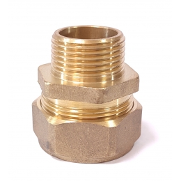 Соединение 20мм х 3/4"нр Hydrosta для нержавеющей гофротрубы