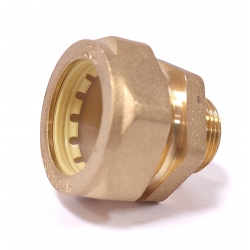 Соединение 25мм х 3/4"нр Hydrosta для нержавеющей гофротрубы