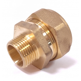 Соединение 25мм х 3/4"нр Hydrosta для нержавеющей гофротрубы