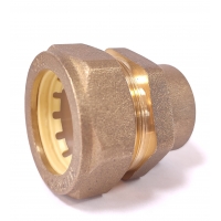 Соединение 25мм х 3/4"вр Hydrosta для нержавеющей гофротрубы